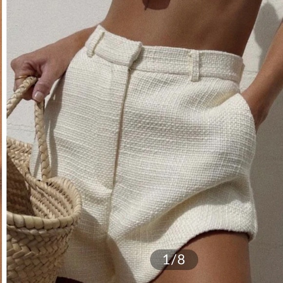 Commense Tweed Backless Plain Shorts Set - NWOT - Picture 3 of 3